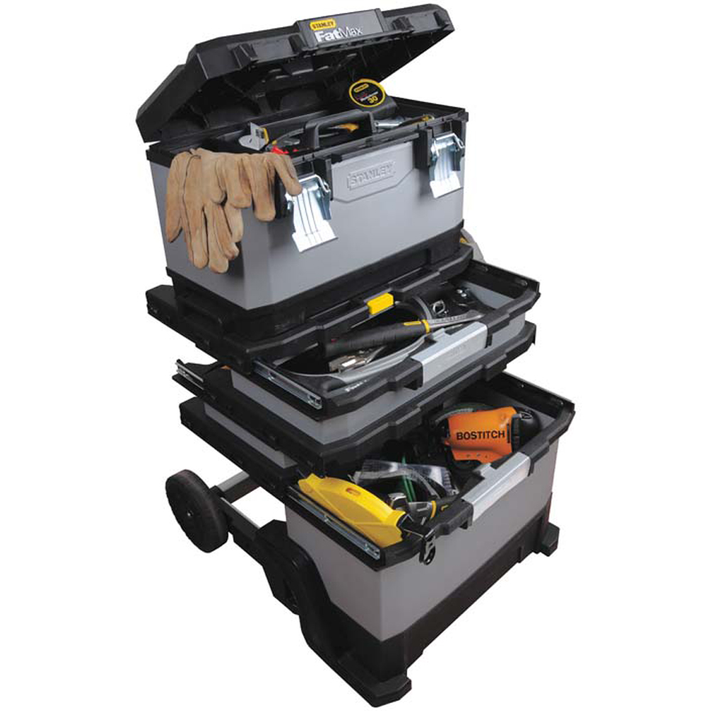 STANLEY FatMax 4 Level Metal and Plastic Rolling Workshop Image 5