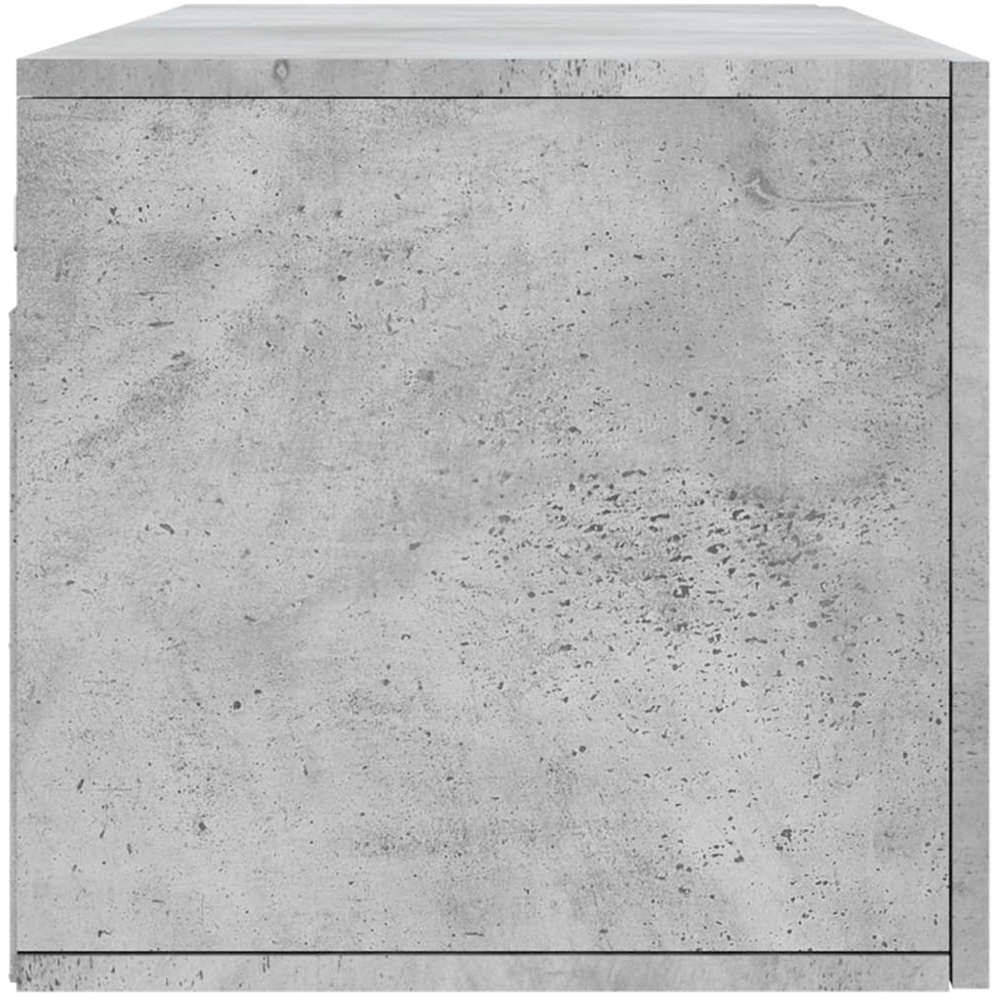 vidaXL 2 Door Concrete Grey Wall Cabinet Image 7