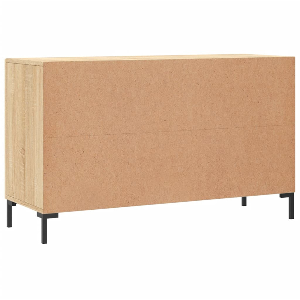 vidaXL 2 Door 2 Drawer Sonoma Oak Sideboard Image 8