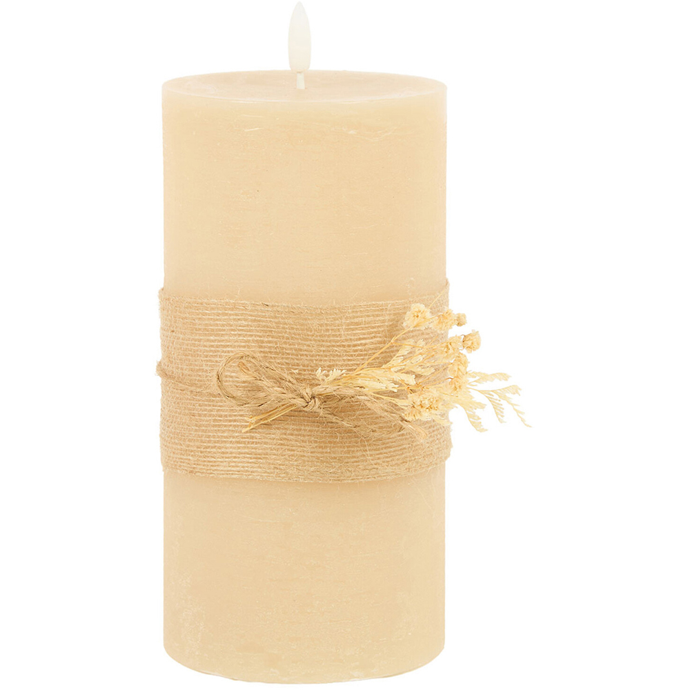 Hessian Autumn LED Candle Image 7
