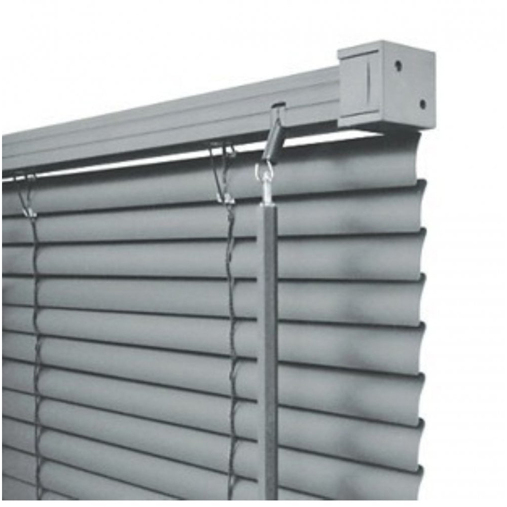 New Edge Blinds PVC Venetian Blind Grey 120cm Image 4