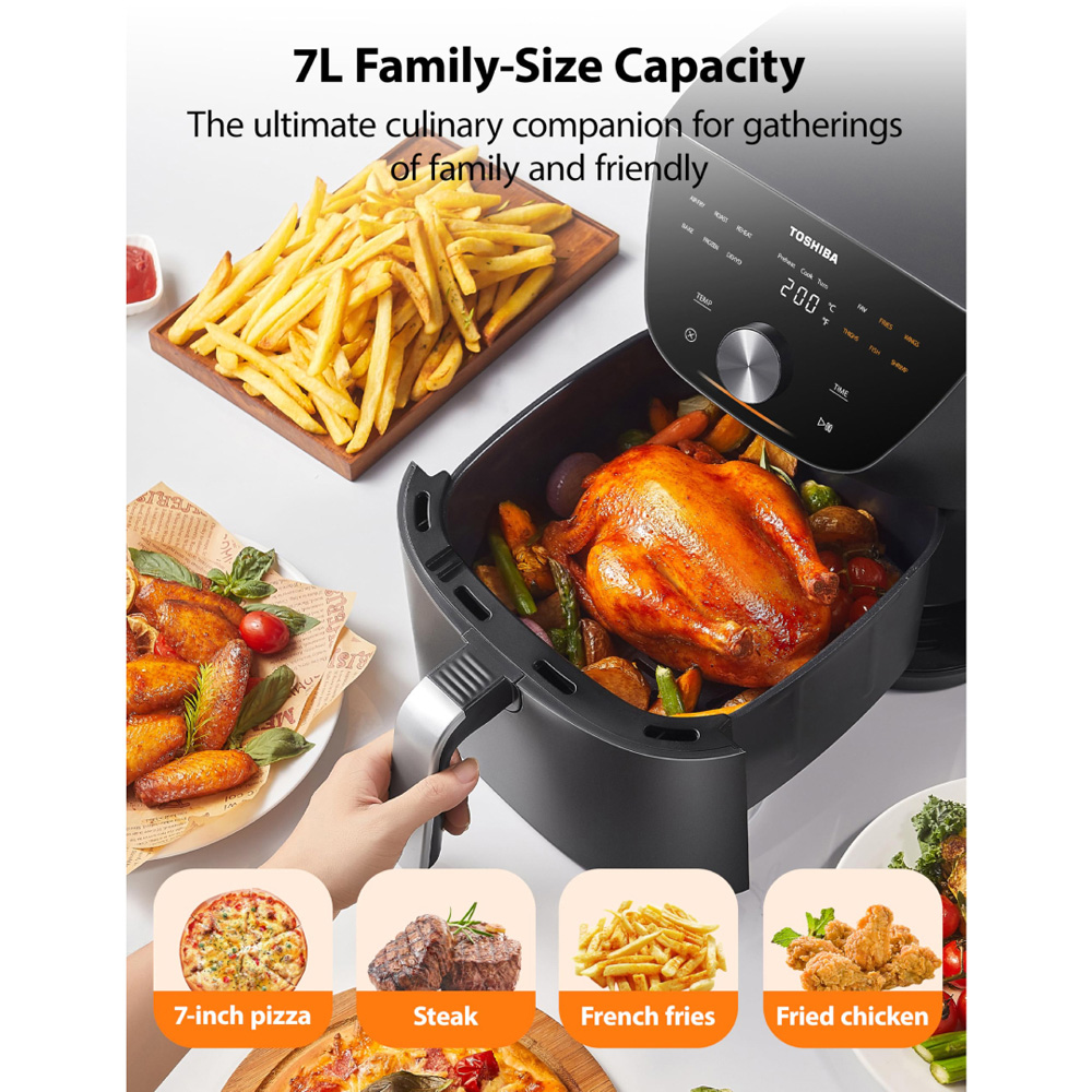 Living and Home Midea Air Fryer 7.4L Image 3
