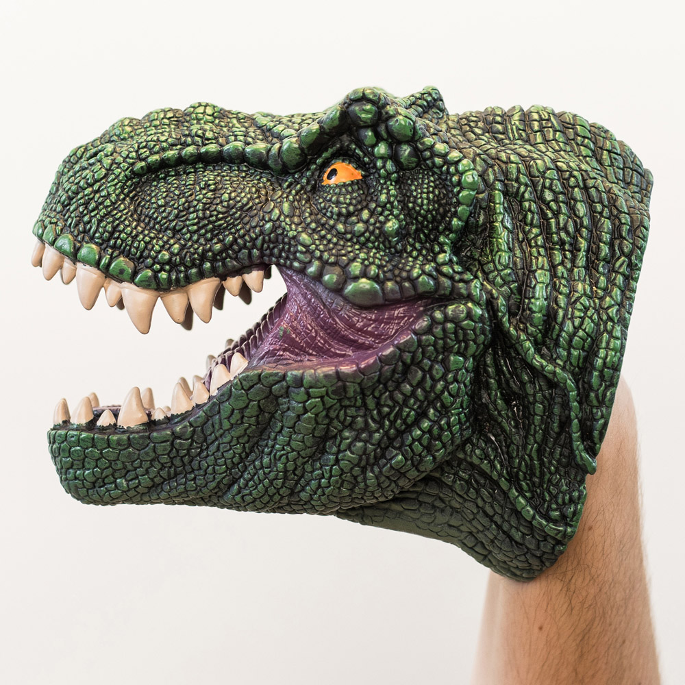 Wild Thingz Green Trex Hand Puppet Image 8
