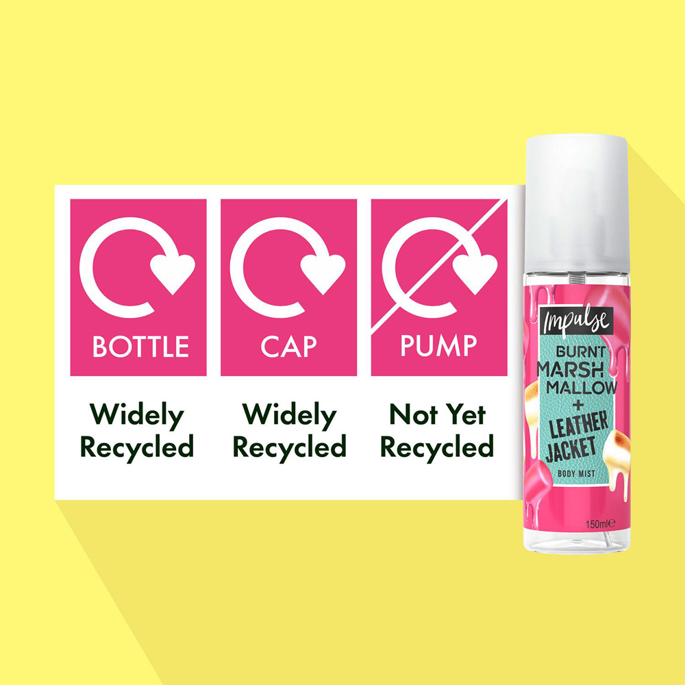 Impulse Burnt Marshmallow and Leather Jacket Body Fragrance Spray 150ml 3 Pack Image 5