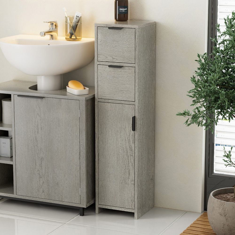 Marylebone Storage Cabinet Grey Image 1