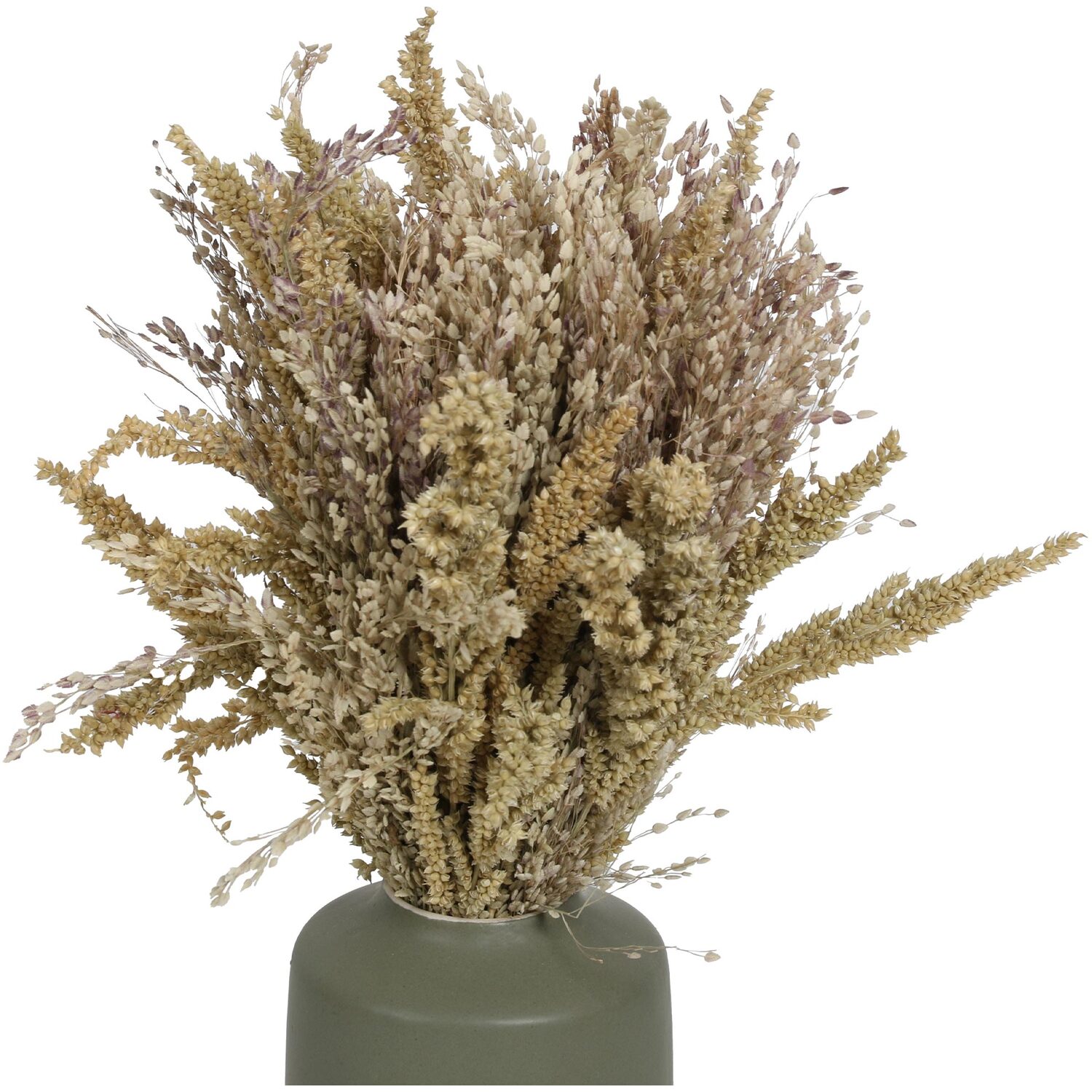 Single Grass Artificial Plant in a Ceramic Vase in Assorted styles Image 3