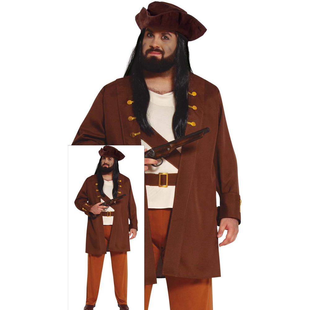 Fiestas Guirca Pirate Captain Beige Halloween Costume 14 to 16 Years Image 2