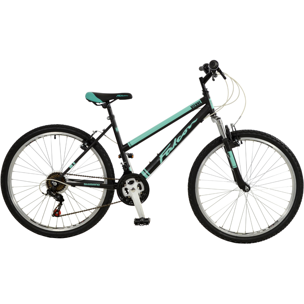 Falcon Vienne 26 inch Black and Sky Blue Mountain Bike Image 1