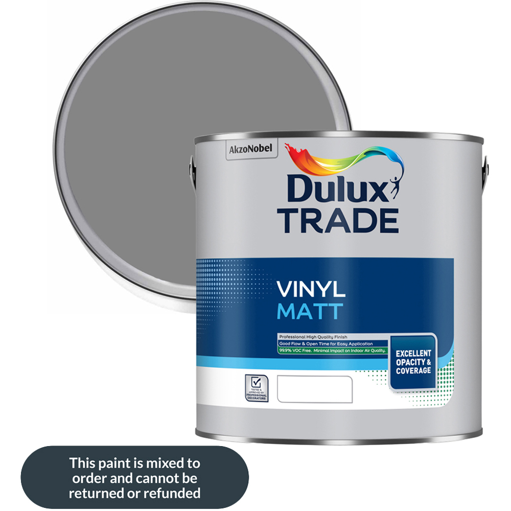 Dulux Trade Urban Obsession Walls and Ceilings Vinyl Matt Paint 2.5L Image 1