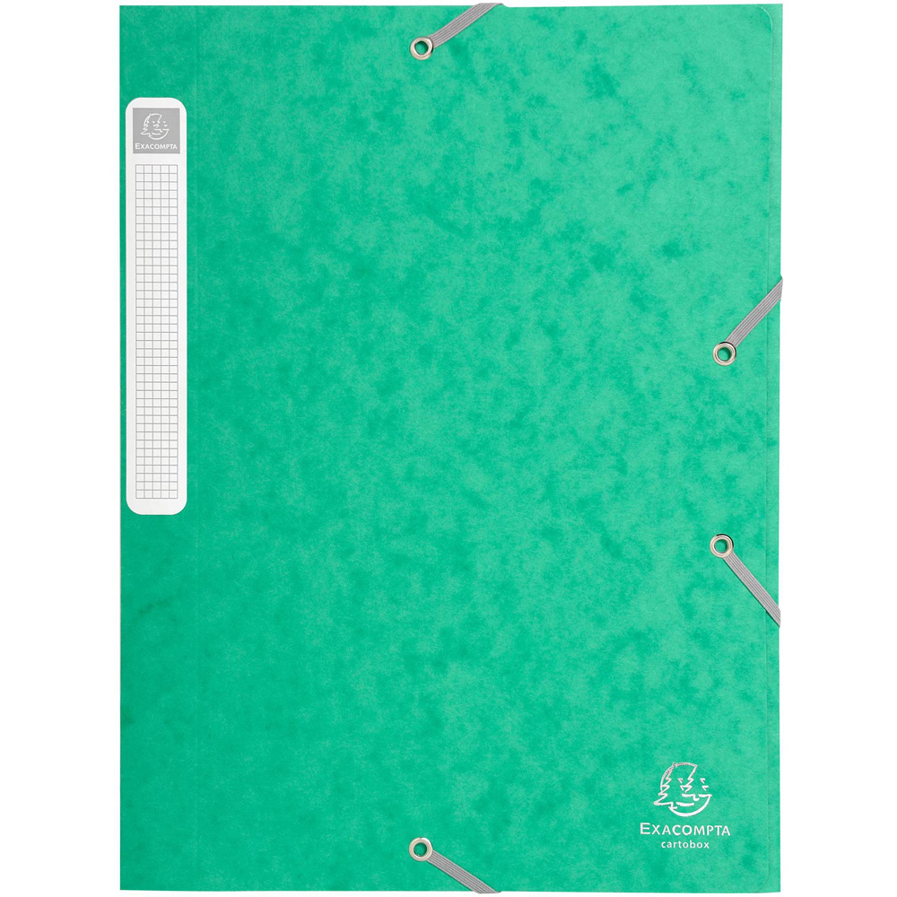 Exacompta Green Pressboard A4 Box File 25mm 25 Pack Image 2