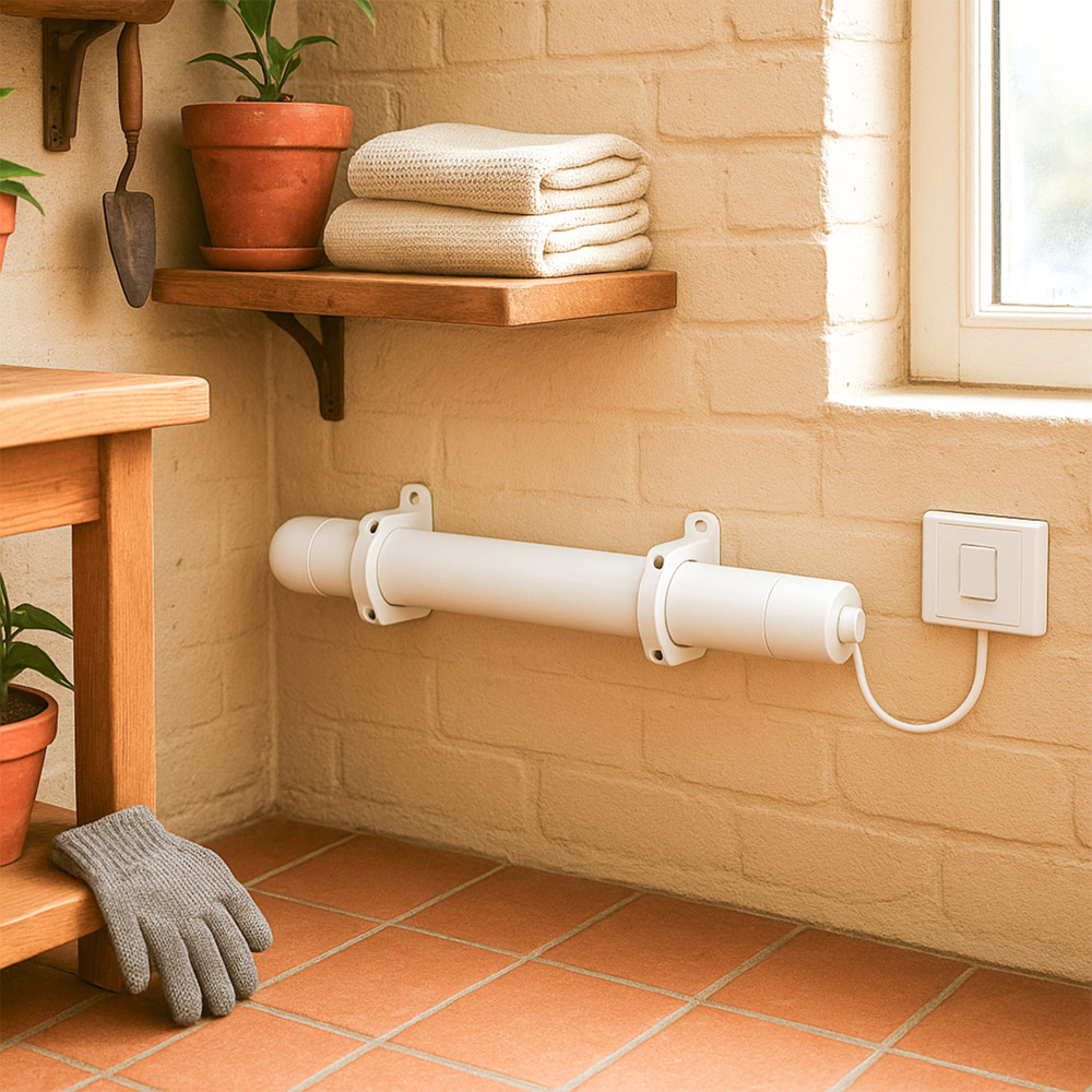 TCP White Tubular Heater with Built-in Thermostat 120W Image 7