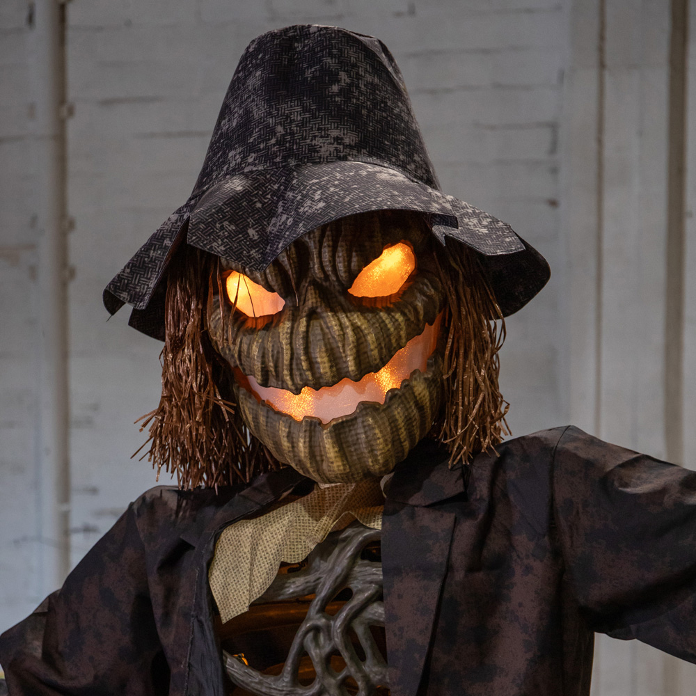 Home Accents Giant Animated Worricrow Scarecrow Halloween Decoration 15ft Image 3