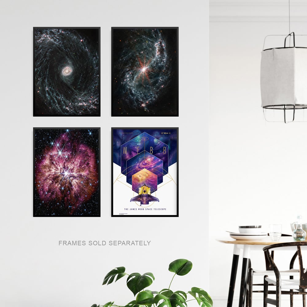 Artery8 NASA James Webb Space Telescope Supernova Wall Art Print 30 x 41cm 4 Pack Image 3