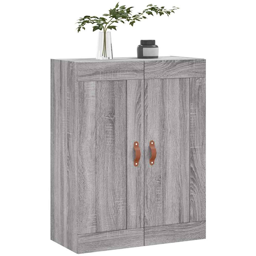 vidaXL 2 Door Grey Sonoma Wall Mounted Cabinet Image 4