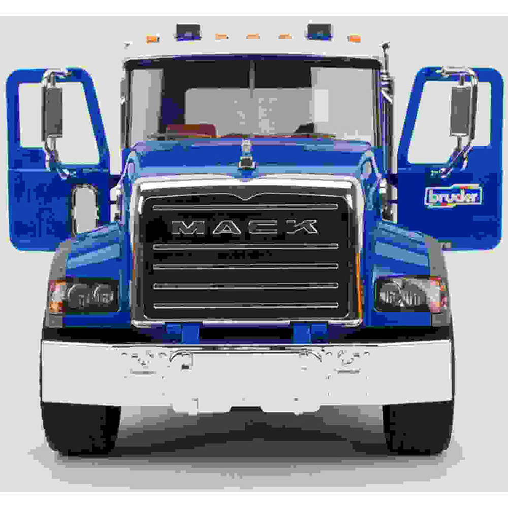 Bruder Kids MACK Granite Cement Mixer Truck Playset Model Image 4