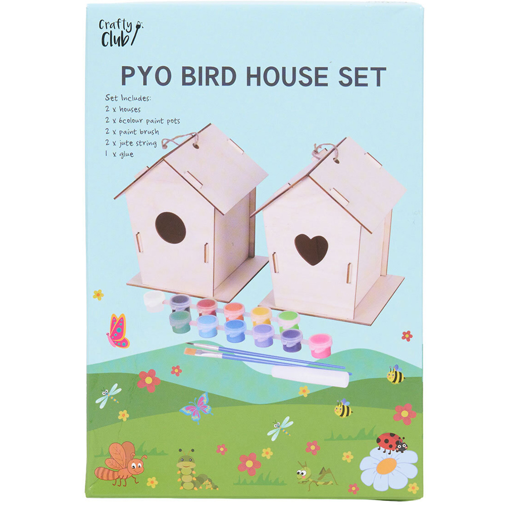 Paint Your Own Bird House Set Image 3