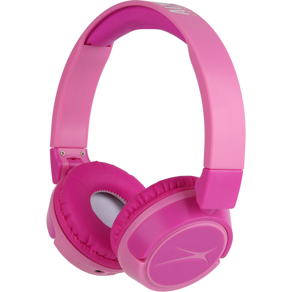 AVF Altec Lansing 2 in 1 Kids Princess Pink Wireless Headphones Image 2