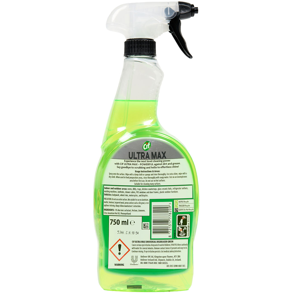 Cif Ultra Degreaser Spray Image 2