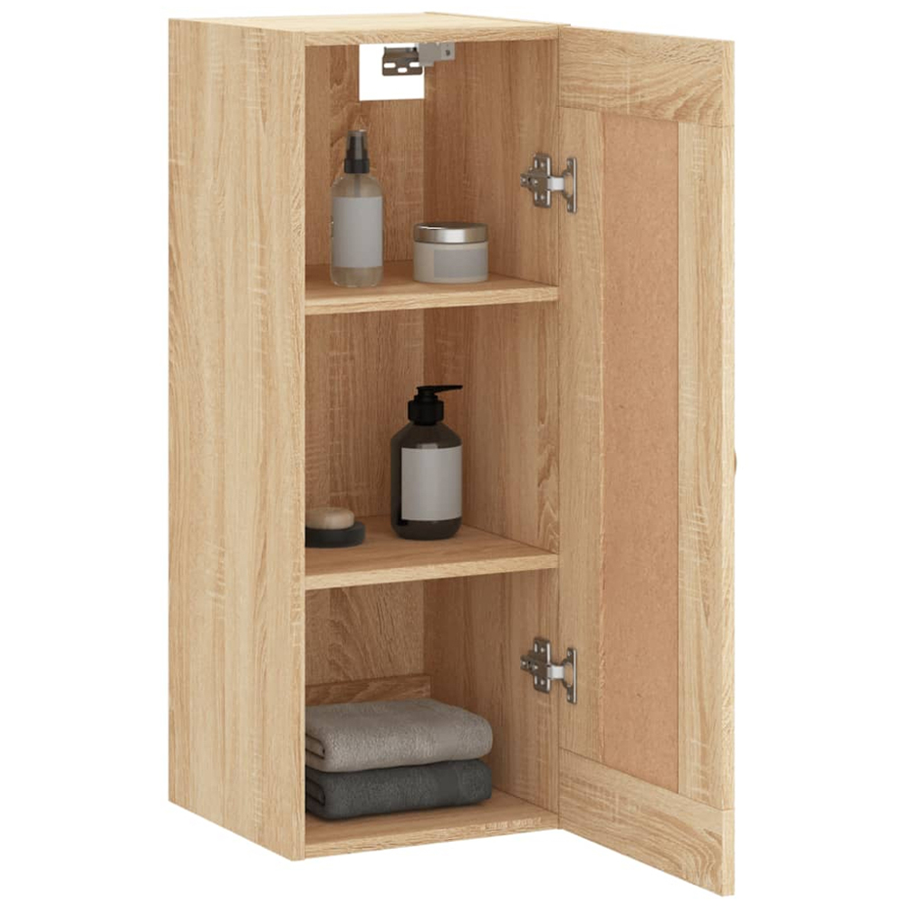 vidaXL Single Door Sonoma Oak Wall Mounted Cabinet Image 5