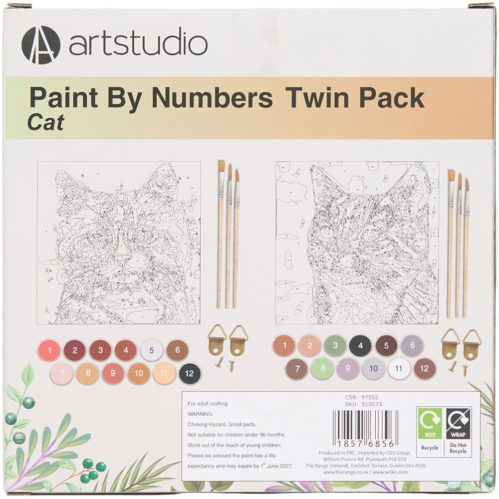 Dog or Cat Paint By Numbers Twin Pack Image 4