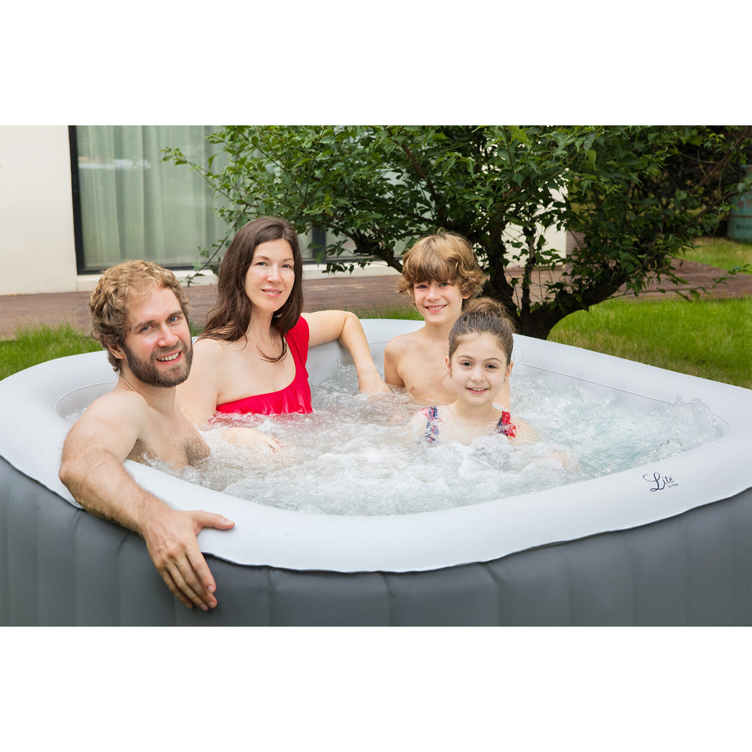 Mspa Lite Hot Tub - Grey / 6 / Round Image 8