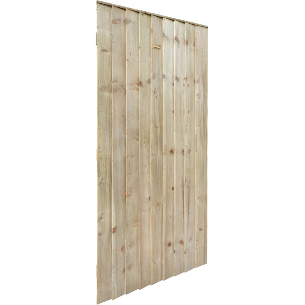 Rowlinson Featheredge Square Top Wooden Gate Image 3
