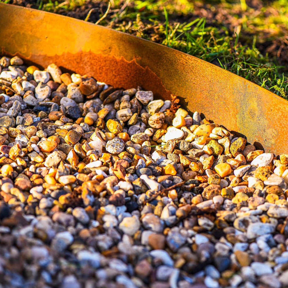 Garden Gear 90cm Corten Metal Circular Border Edging Image 4