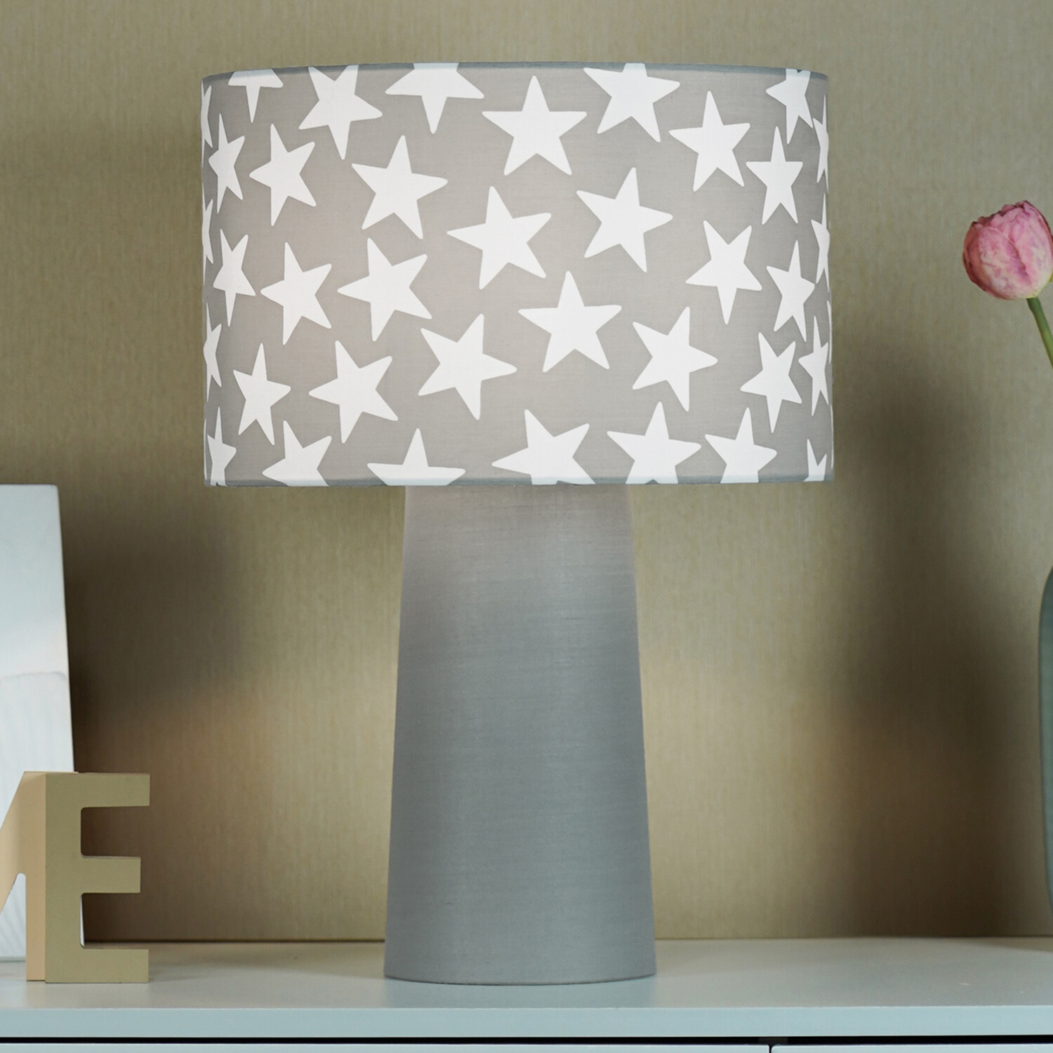 Stars Table Lamp Grey Image 2