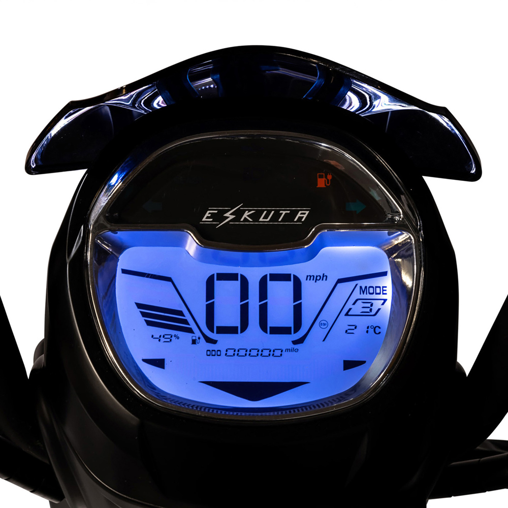 Eskuta SX-250 Tourer Matte Black Electric Bike 48V Image 3