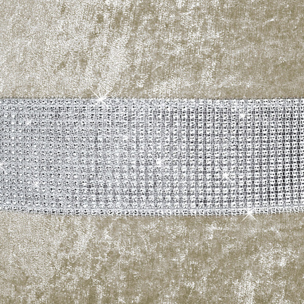 Intimates Topaz Crushed Velvet Natural Filled Cushion 43 x 43cm 2 Pack Image 2