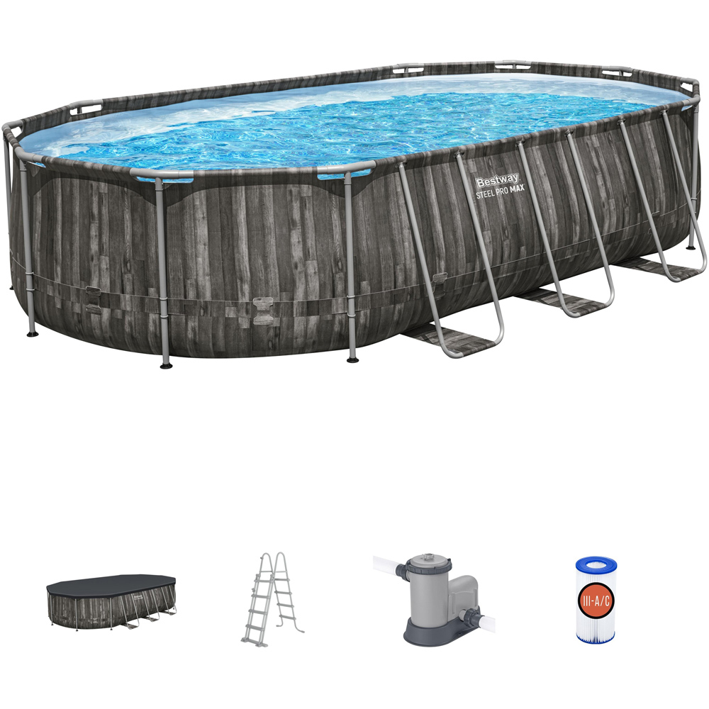 Bestway Steel Pro Max Oval Pool Set 20 x 12ft x 48 inch Image 4