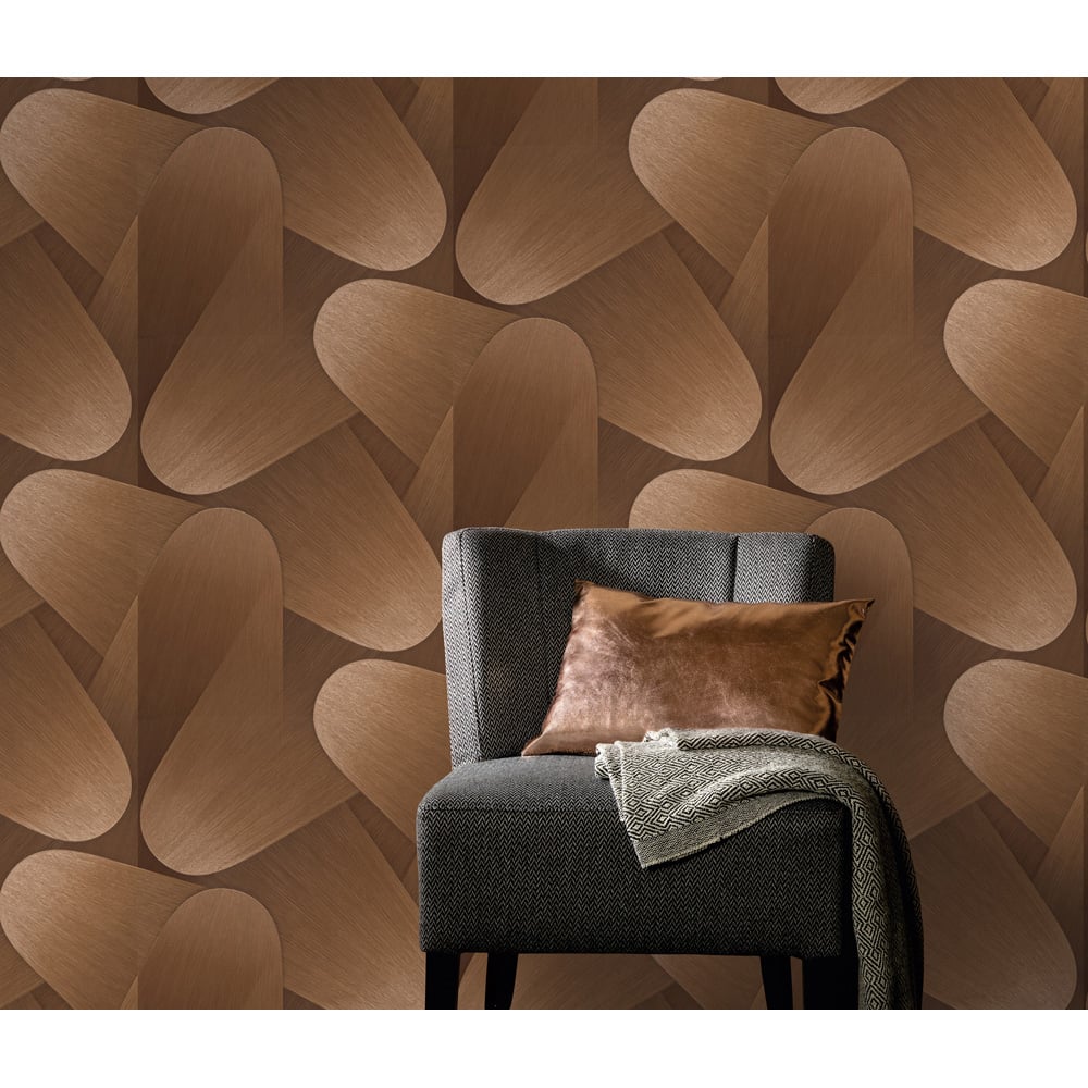 Erismann Elysium Alure Copper Wallpaper Image 3