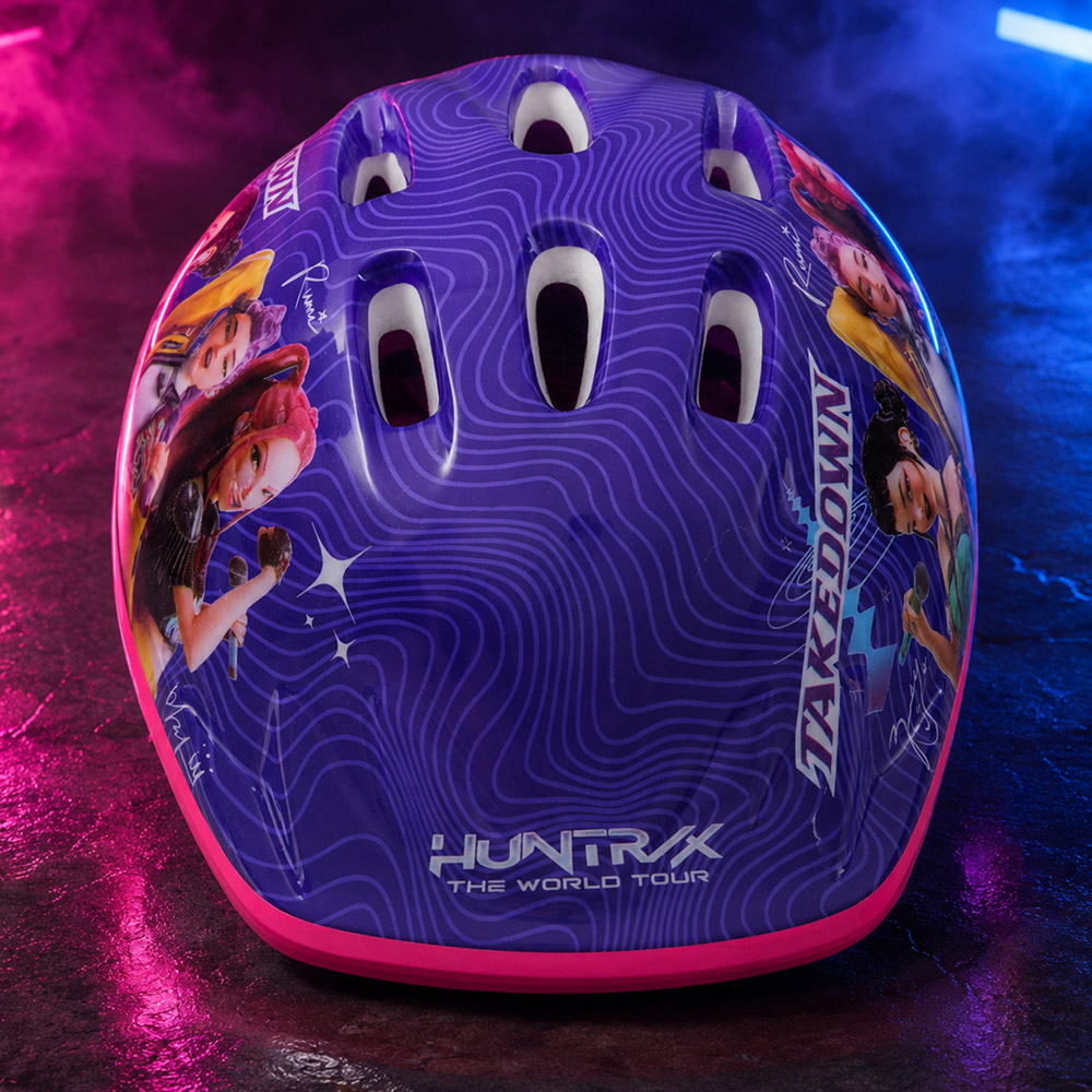 K-Pop Demon Hunters Takedown Kids Safety Helmet Image 7