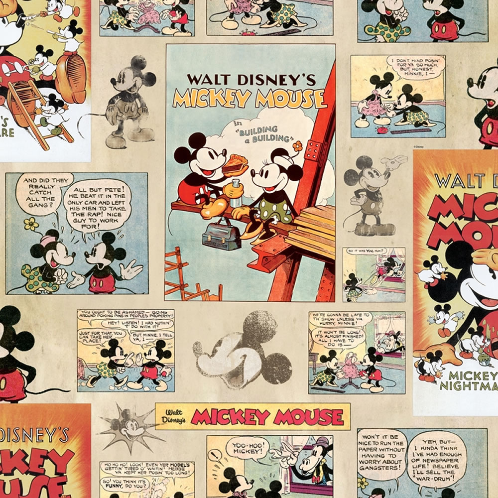 Disney Mickey Vintage Episode Wallpaper | Wilko
