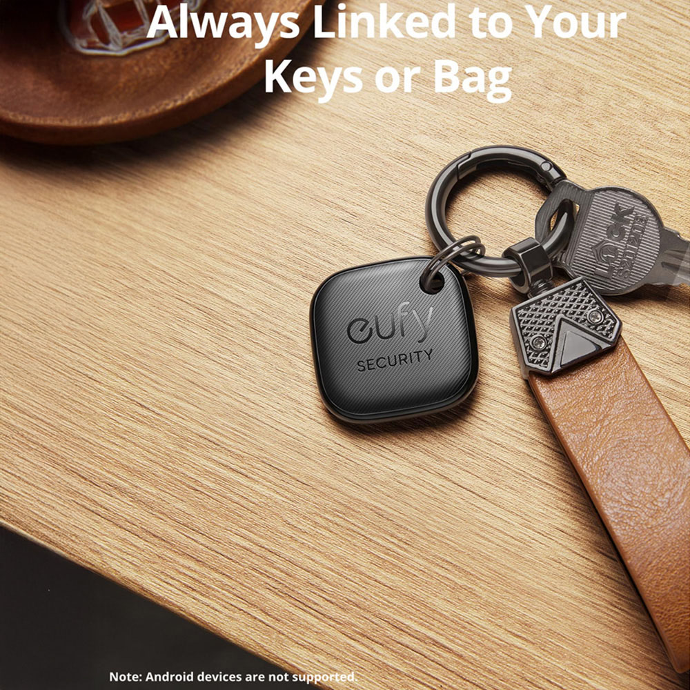 Eufy Black IOS Smart Tracker 4 Pack Image 4