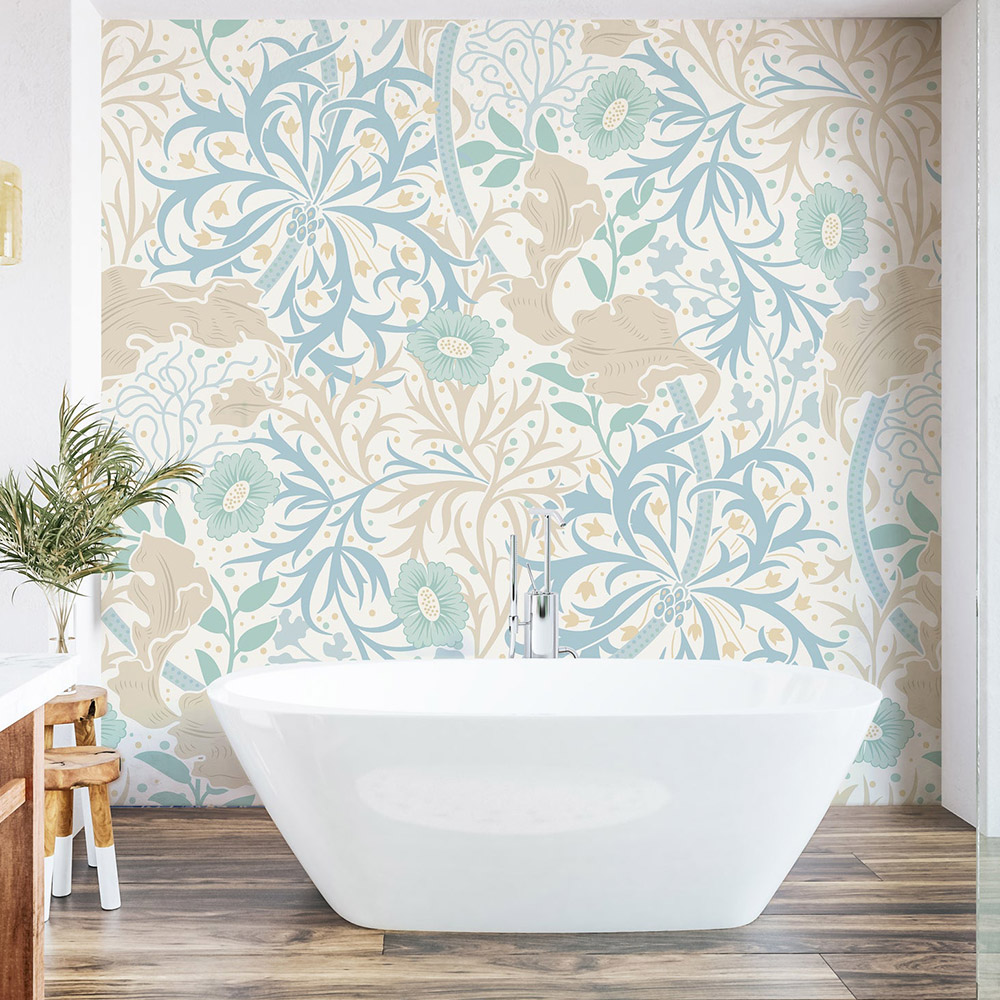 Origin Murals Trailing Seaweed Garden Ink Wall Mural Image 1