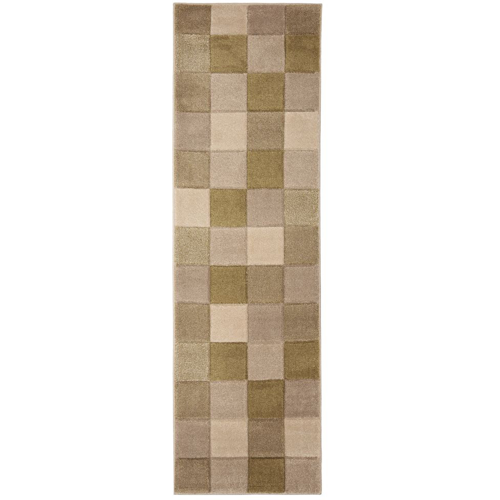 Homemaker Newport Green Blocks Runner 60 x 200cm Image 2