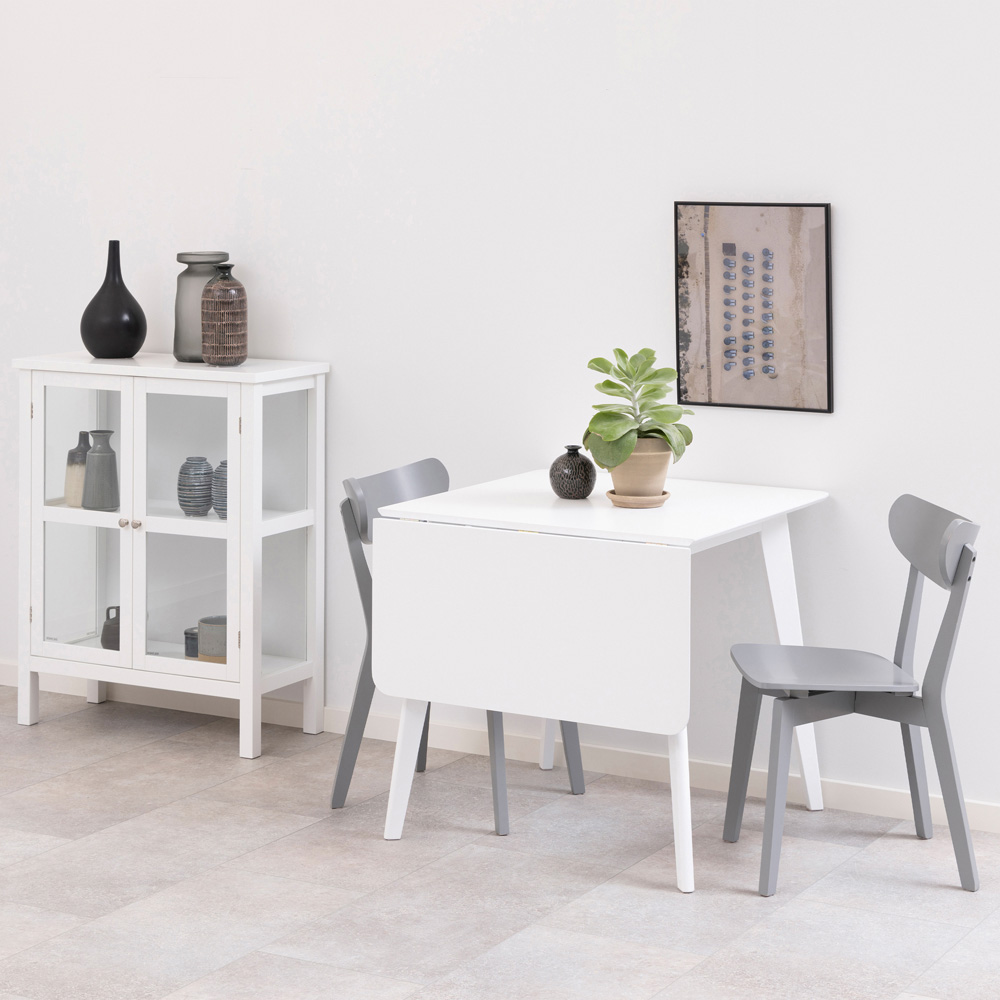 Florence Roxby Square Dining Table White Image 7