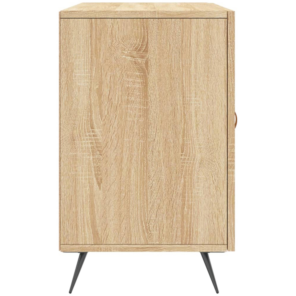 vidaXL 2 Door 2 Drawer Sonoma Oak Sideboard Image 7