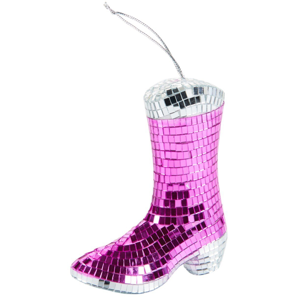 Disco Cowboy Boot Hanging Decoration Image 2