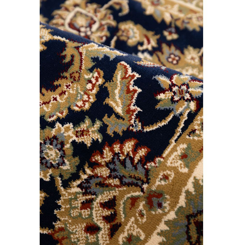 Homemaker Kellan Navy Blue Traditional Rug 160 x 235cm Image 4