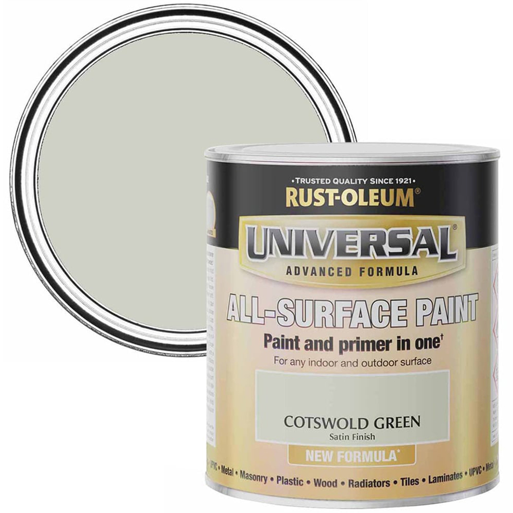 Rust-Oleum Universal All Surface Cotswold Green Paint 250ml Image 1