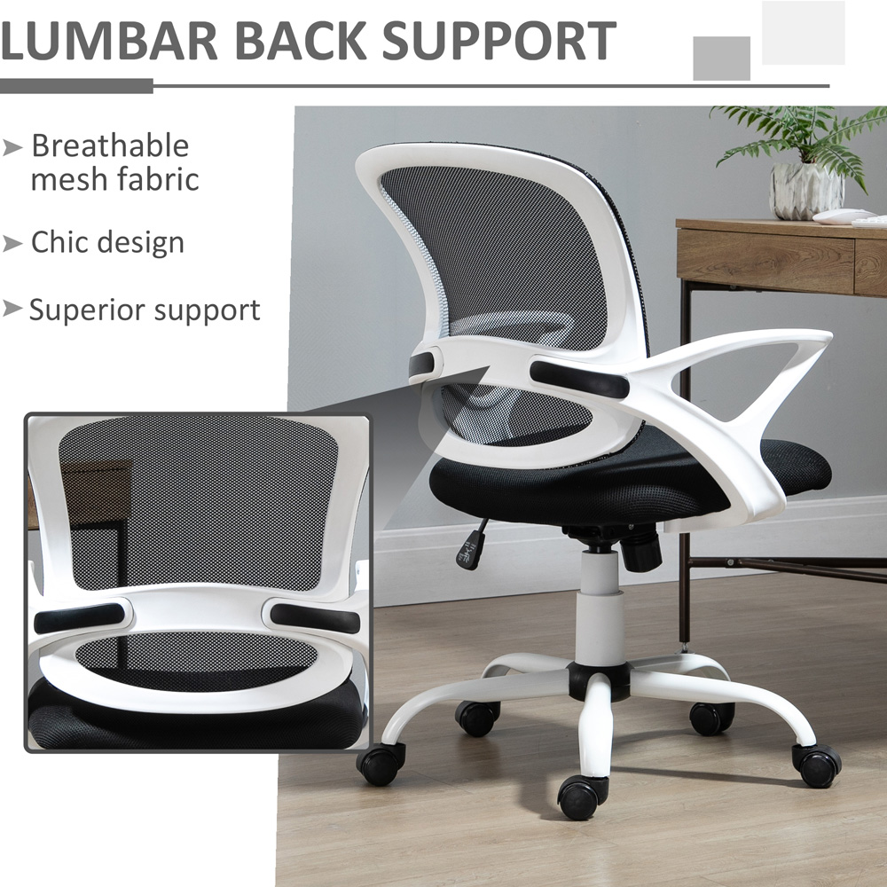 Portland Black Mesh Office Desk Chair Image 4