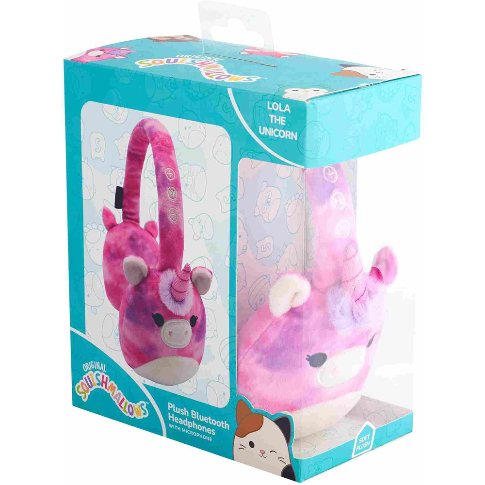 Lazerbuilt Squishmallows Lola Plush Bluetooth Headphones Image 6