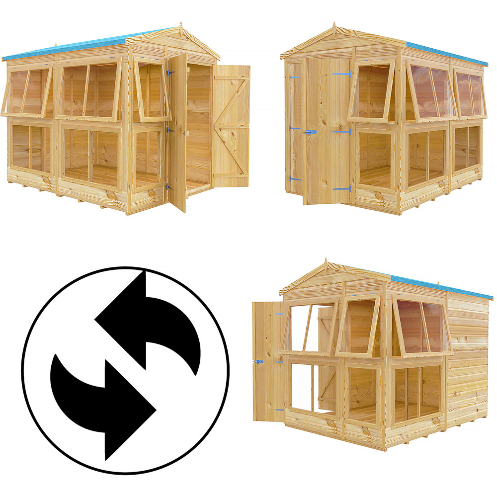 Shire 6 x 8ft Sun Hut Image 5