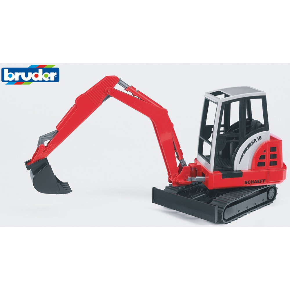 Bruder Kids Schaeff HR16 Mini Tracked Excavator Playset Model Image 4