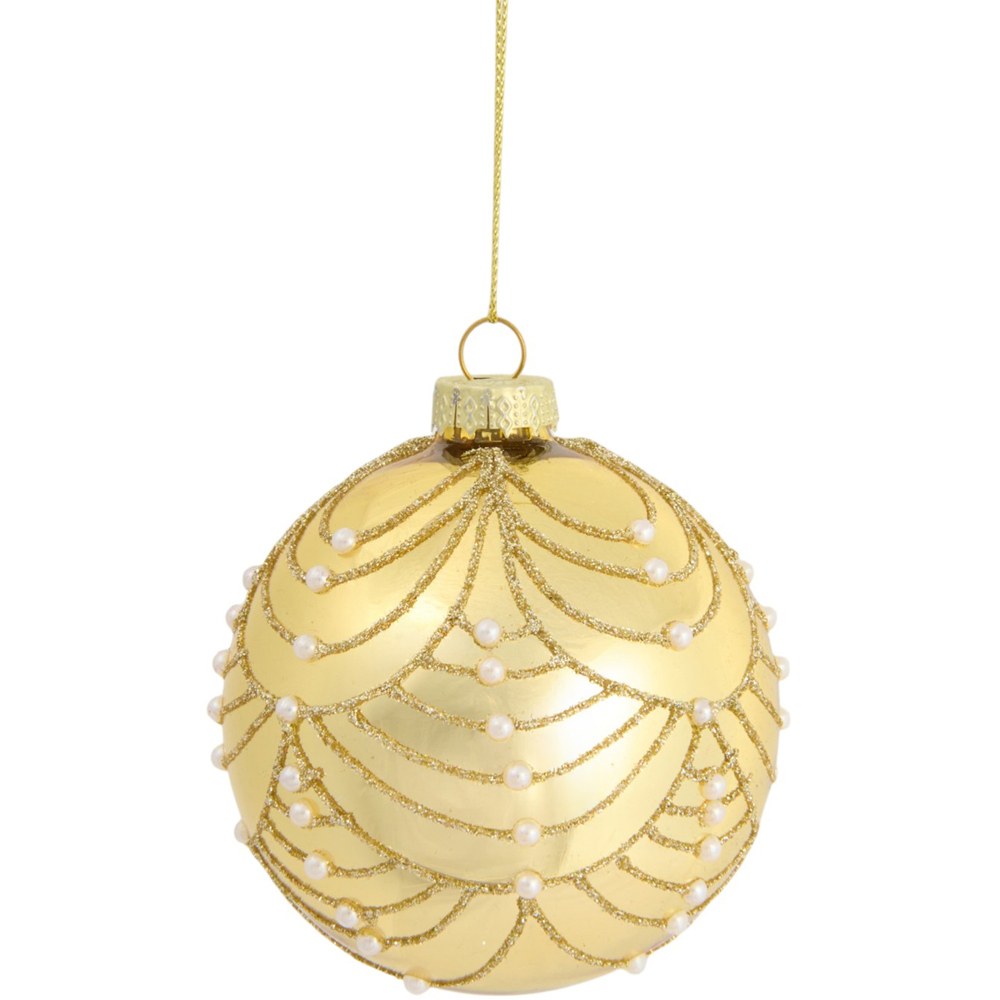 Shiny Embellished Glitter Bauble Image 5