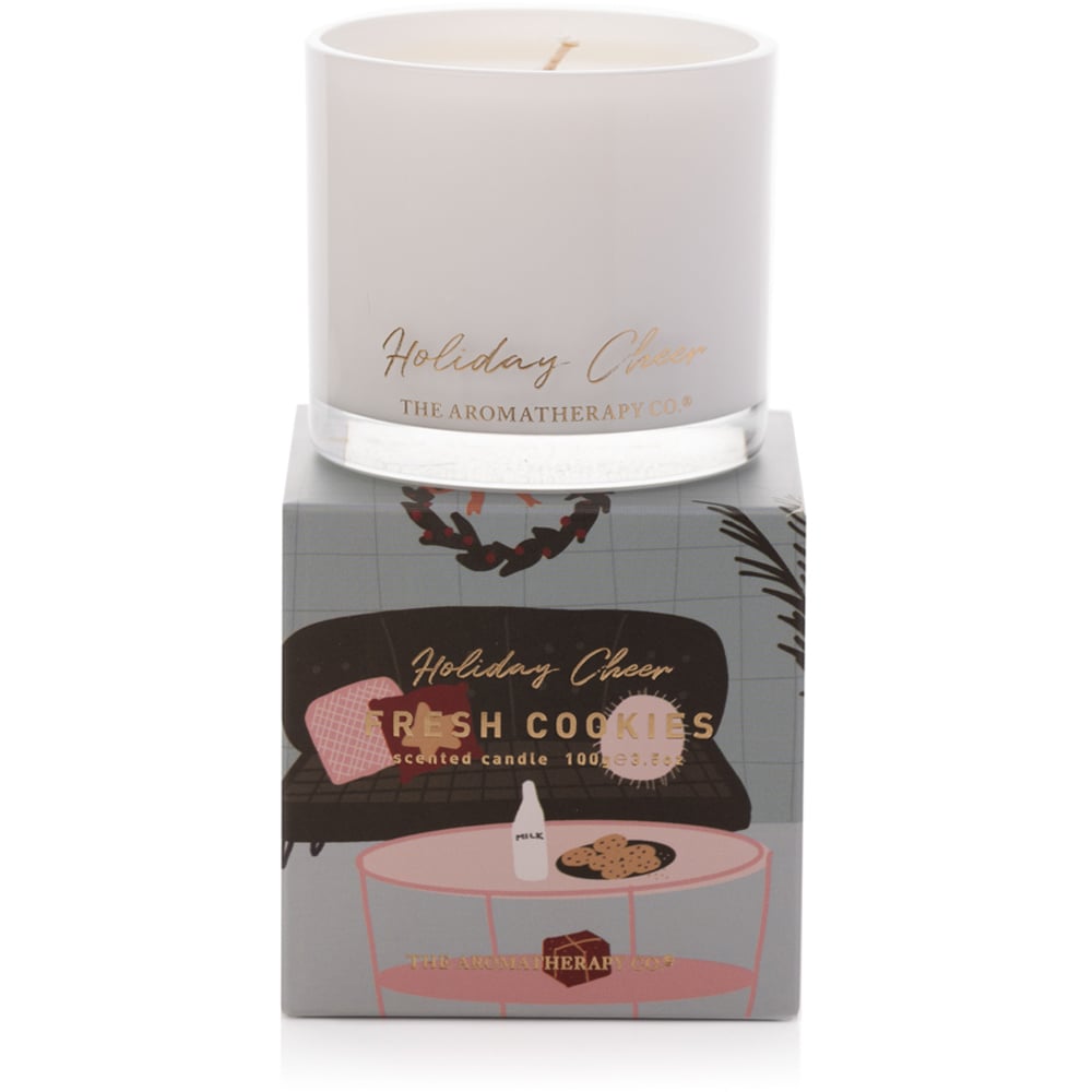 The Aromatherapy Co Holiday Cheer Fresh Cookies Scented Candle 100g Image 3