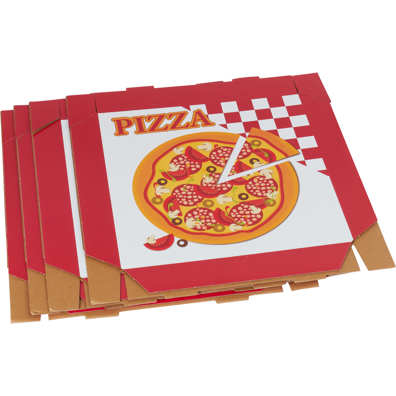 Pack of 4 Pizza Boxes - White Image 2