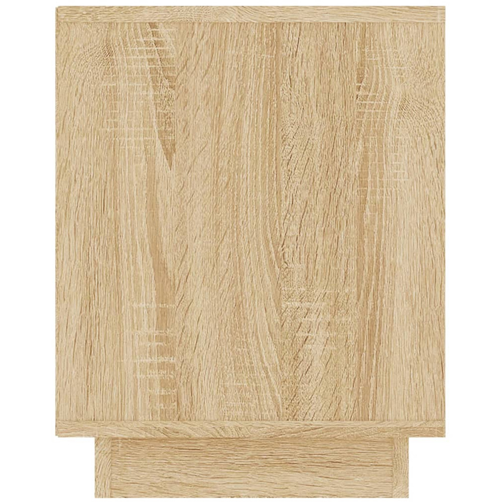 vidaXL 2 Door 2 Shelf Sonoma Oak TV Cabinet Image 8